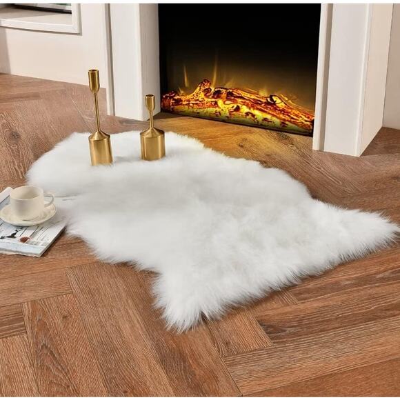 Ultra Soft 2x3 Faux Fur Rug – Premium Fluffy Area Rug for Bedroom & Living Room - Picture 2 of 5